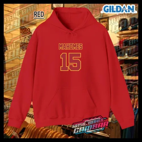 Patrick Mahomes Kansas American Logo Hoodies