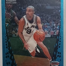 Tony Parker Rookie RC 2001 02 San Antonio Spurs Chrome 155