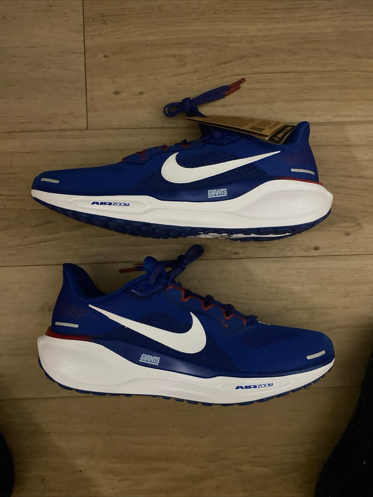 Nike Air Zoom Pegasus 41 NFL NY GIANTS Running Shoes FZ5088-400 Size 9.5. New