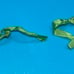 VINTAGE Barbie 1967 CHRIS DOLL Original Green Grosgrain Ribbons Bows 3570