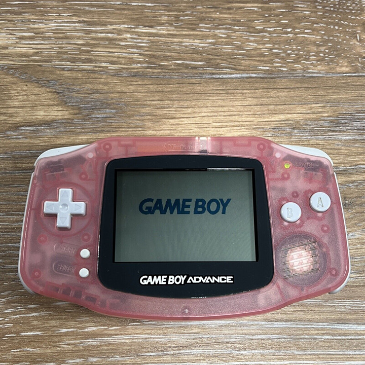Nintendo Game Boy Advance (GBA) in clear Pink