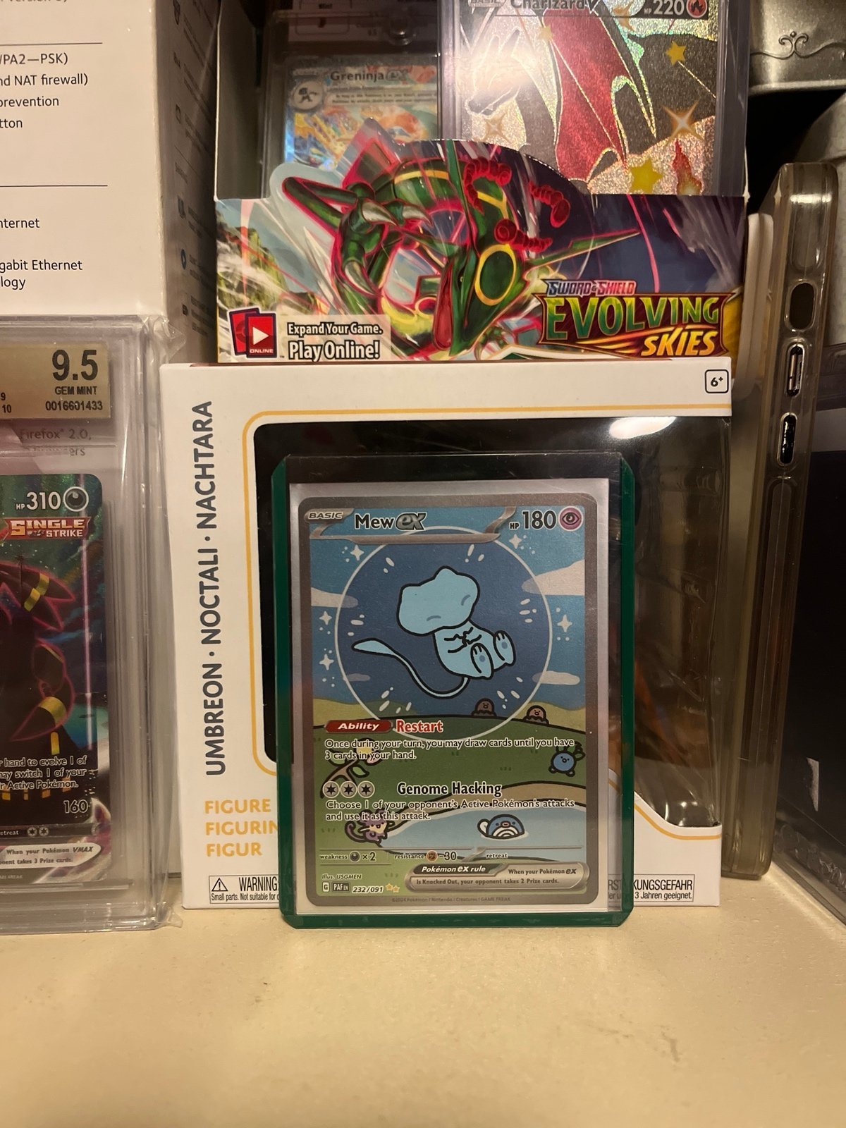 Pokemon mew ex paldean fates 232/091