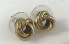 Golden Knot Earrings