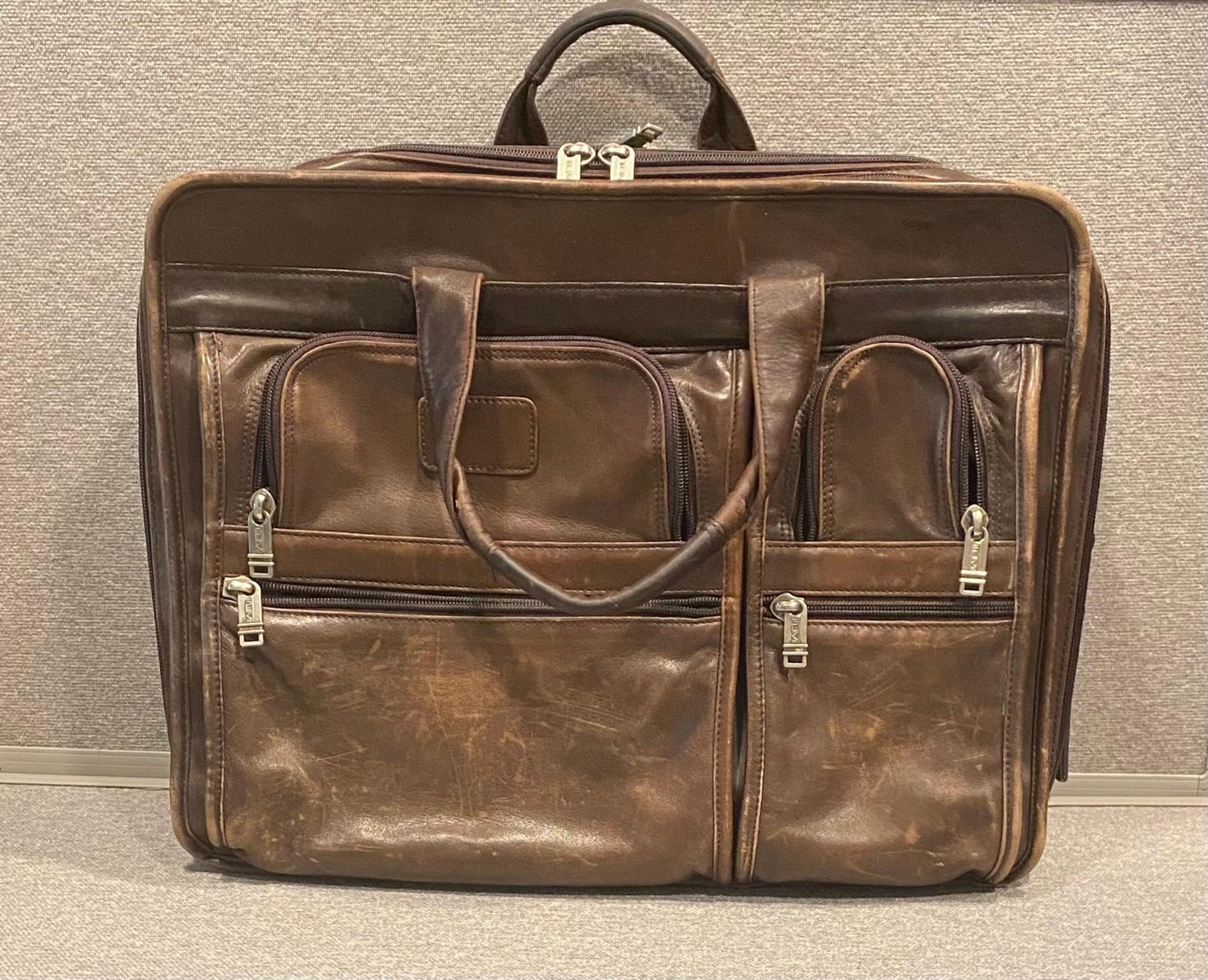 Brown Leather Briefcase Mens - Tumi