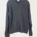 Pendleton Men's Black Cable Knit V-Neck Woolen Pullover Sweater Size S