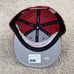 Atlanta Braves Hat Fitted 7 1/2 M&N Red Mesh BP Blue Script Side Patch Cap NWT