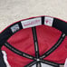 Atlanta Braves Hat Fitted 7 1/2 M&N Red Mesh BP Blue Script Side Patch Cap NWT