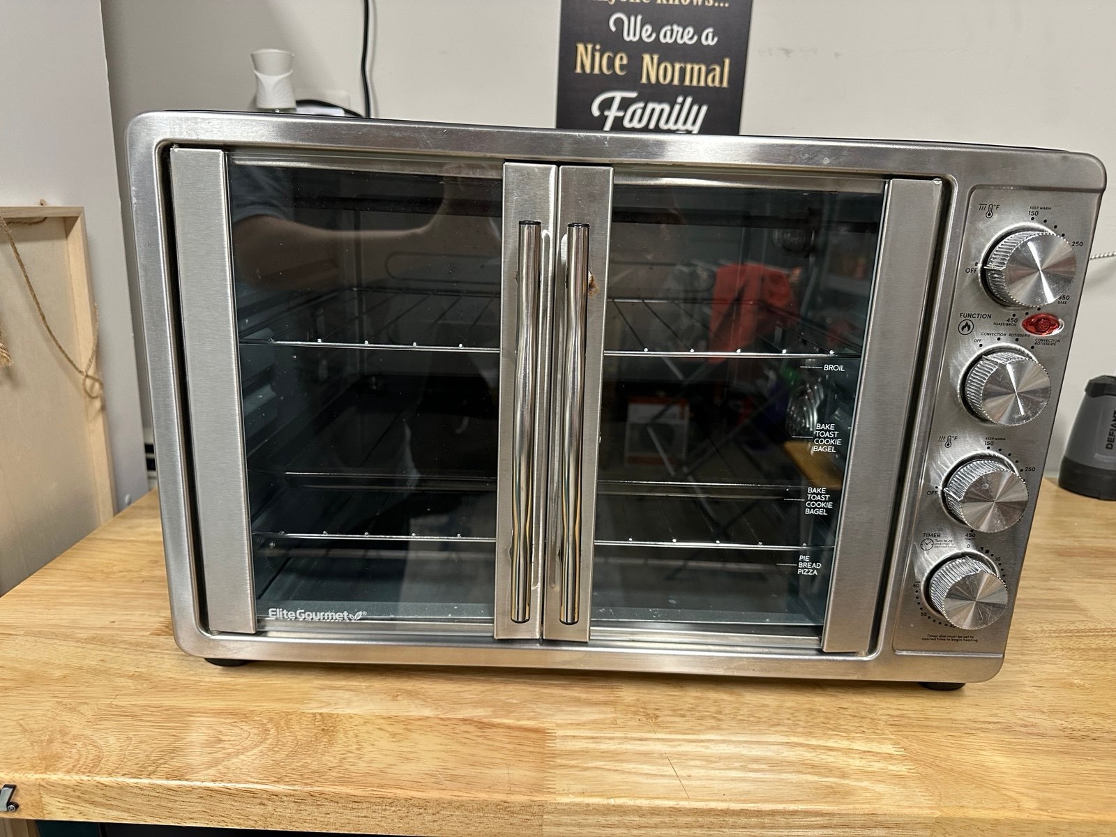 Convection toaster oven