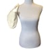 New Tory Burch Small Canvas Tote Bag In Ivory/ Natural Color