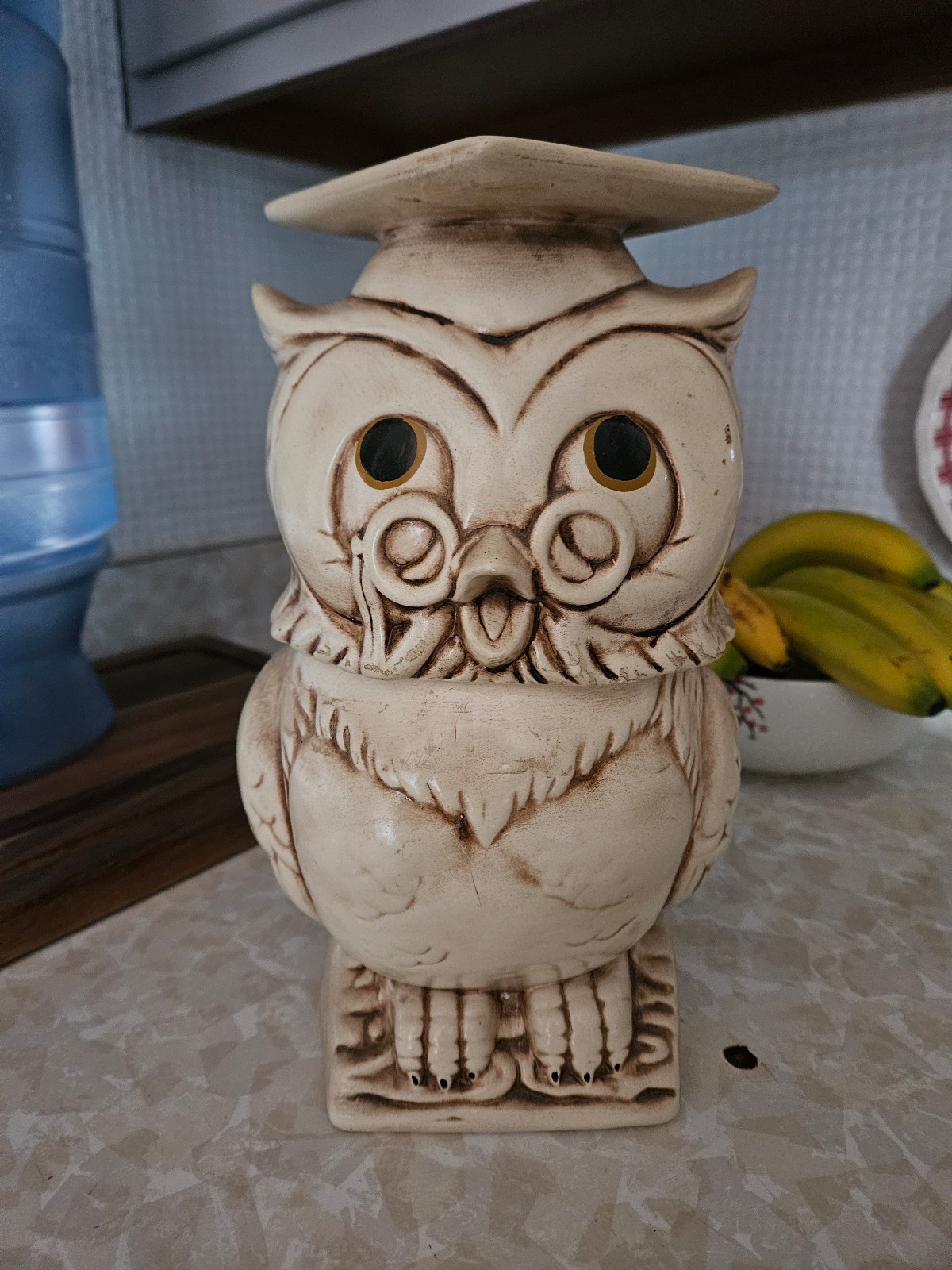Owl Vintage Cookie Jar