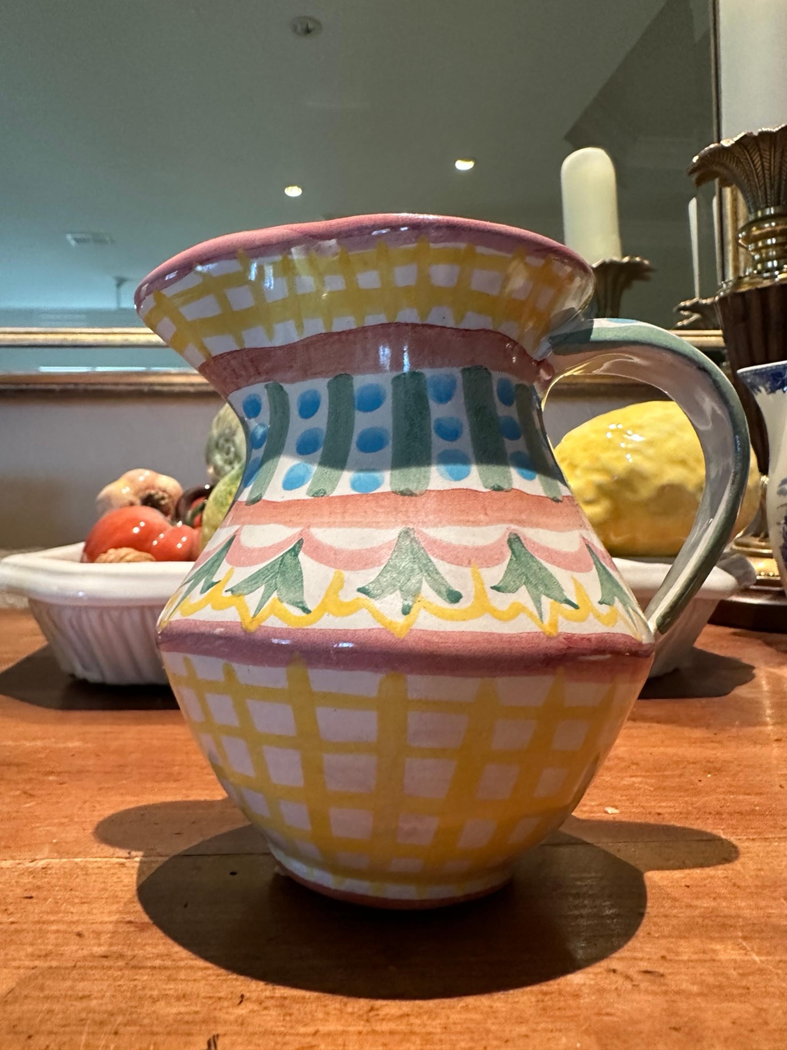 Mackenzie Childs creamer pottery