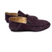 Neil Barrett Loafers Mens Suede Leather Slip On Comfort Lightweight Purple 10