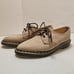 Vintage Dr MARTENS Air Wairs Tan Leather Oxfords Men's UK 5 Made In England