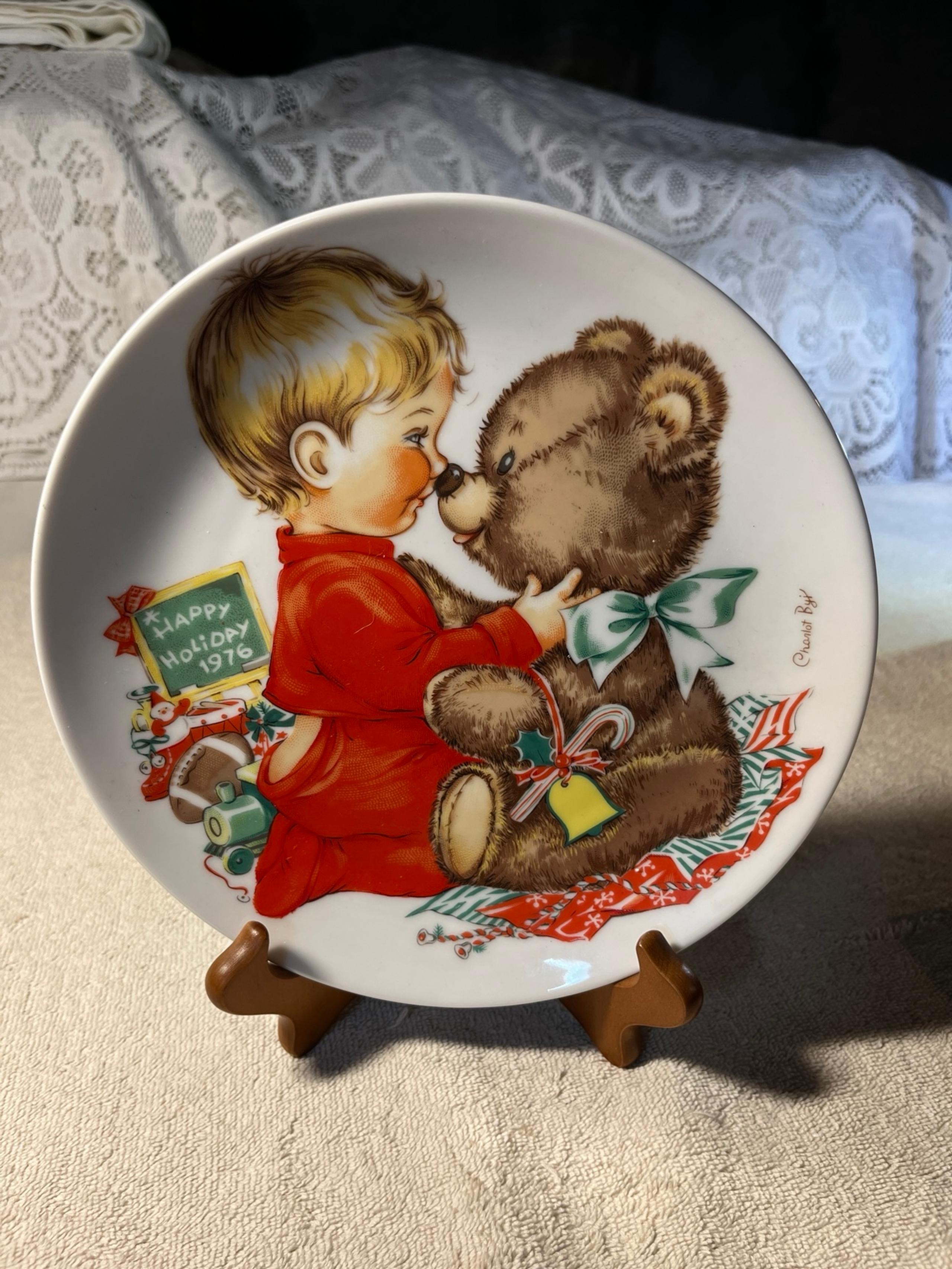 Vintage Goebel porcelain Christmas Plate