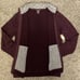 Eddie Bauer Women’s Full Zip Sweater Fleece Burgundy/purple Active Jacket Size S