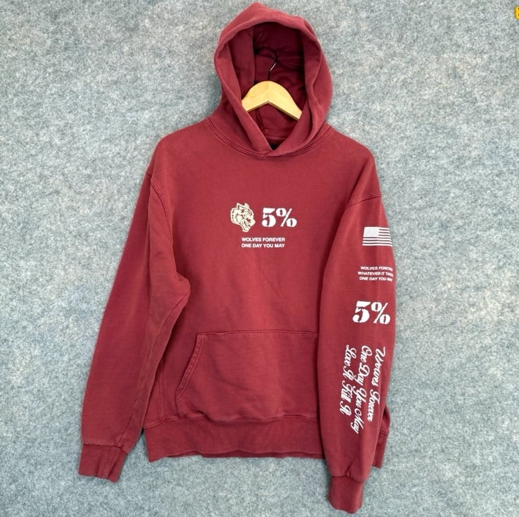 Darc Sport Forever Utah Hoodie Medium Rich Piana Wolves 5% Love Kill NFGU RARE