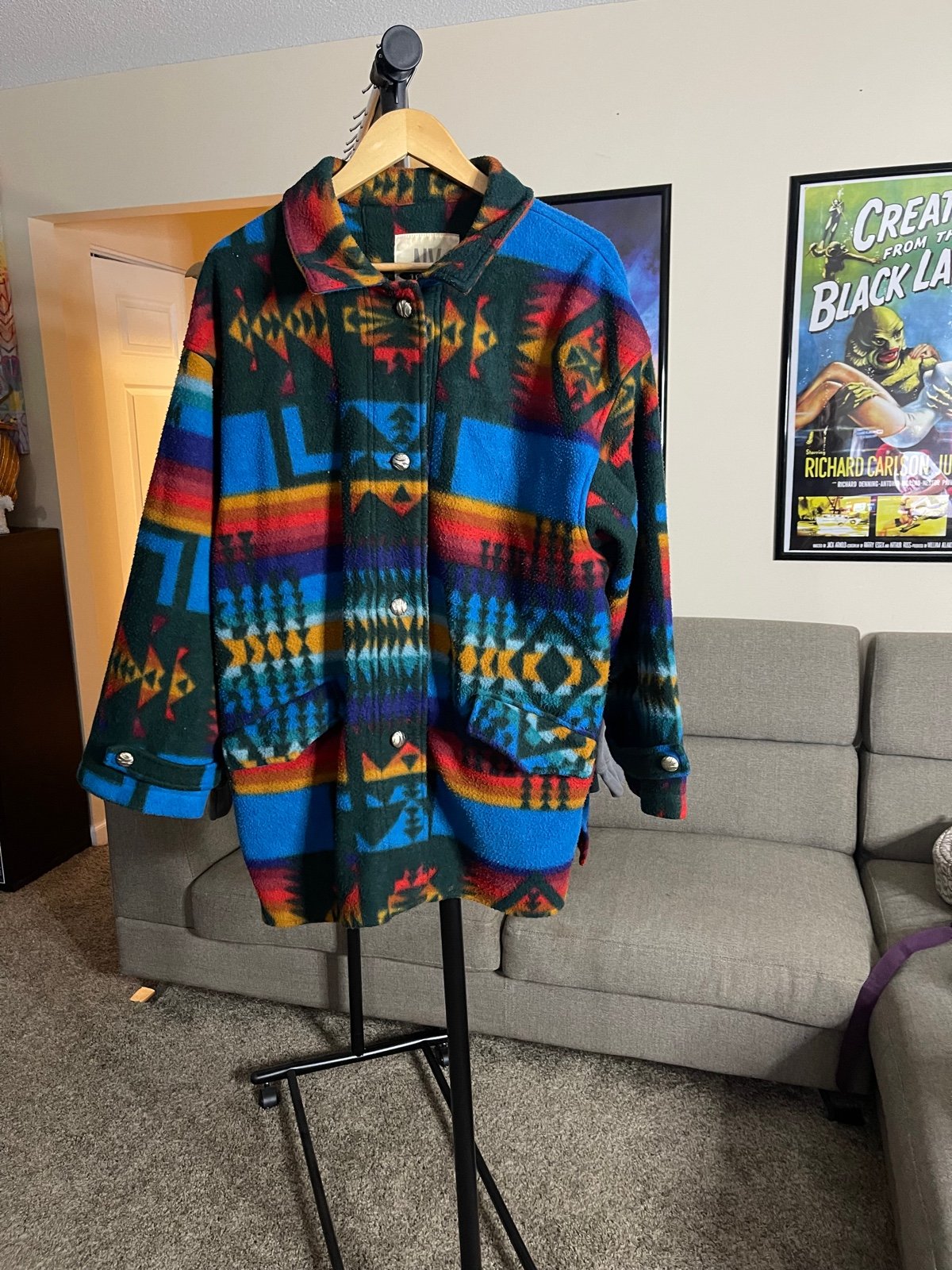 Vintage NY 10018 Aztec jacket one size fits all.