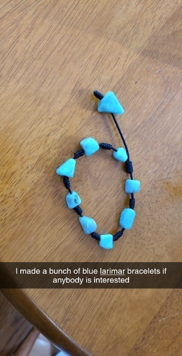 Larimar bracelets