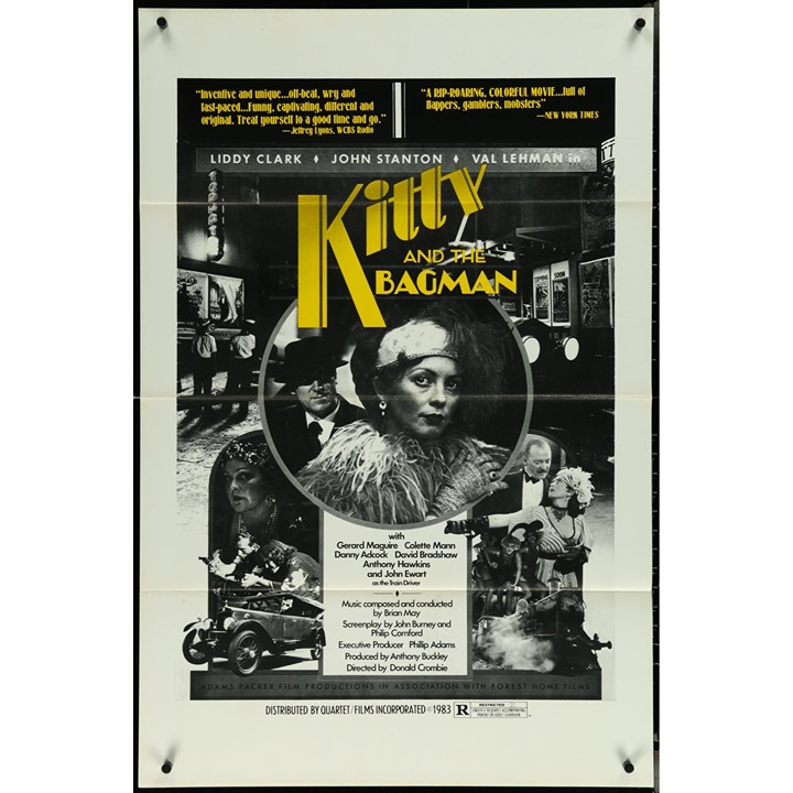 Kitty and the Bagman (1983) Original movie Poster Folded 27x41 EM8-524