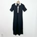 AYR The Scout Dress in Seashell Collared NEW Black Preppy size XS