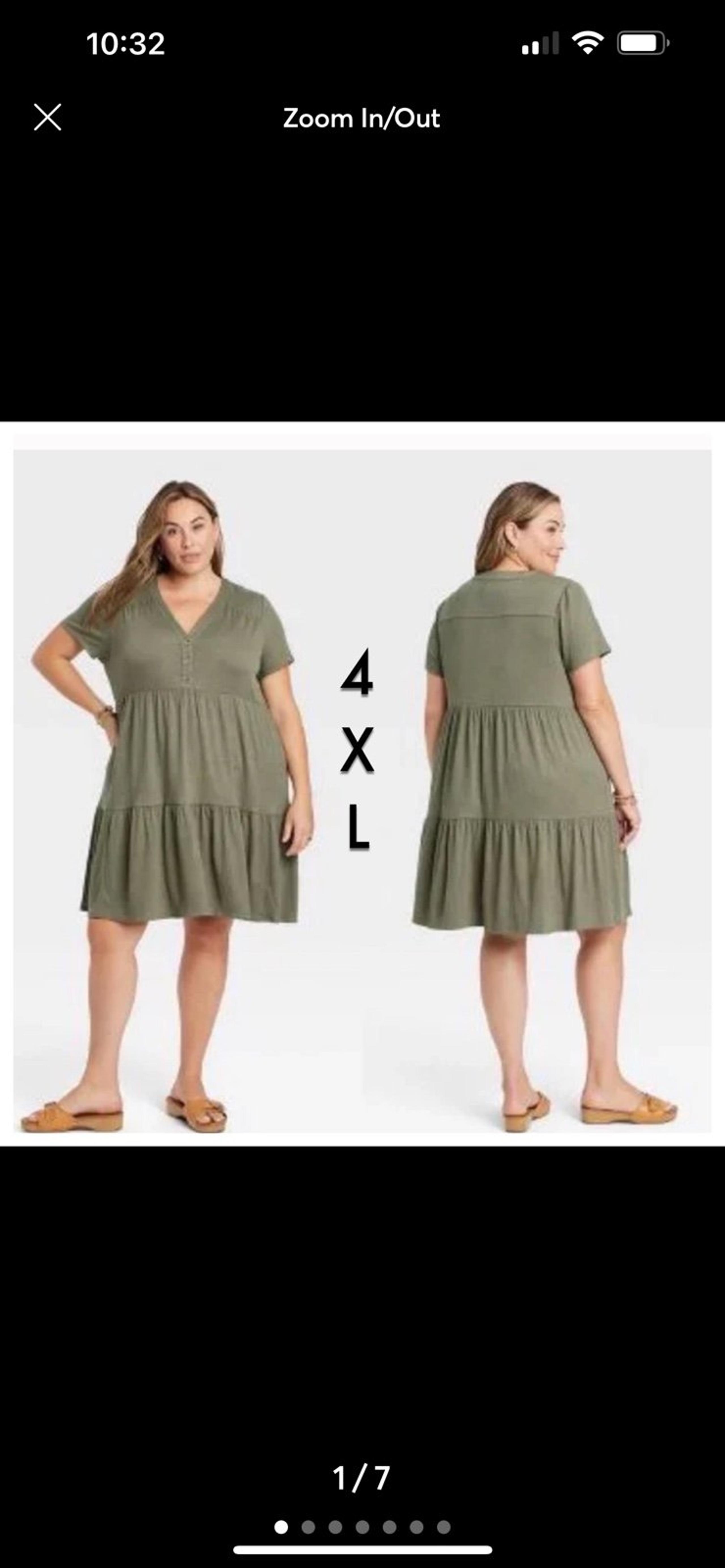 NWT! Women’s Flutter Short-Sleeve Knit A-Line Dress from Knox Rose