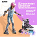 Adjustable Illuminating Inline Skates with Light up Wheels, Fun Flashing Beginne