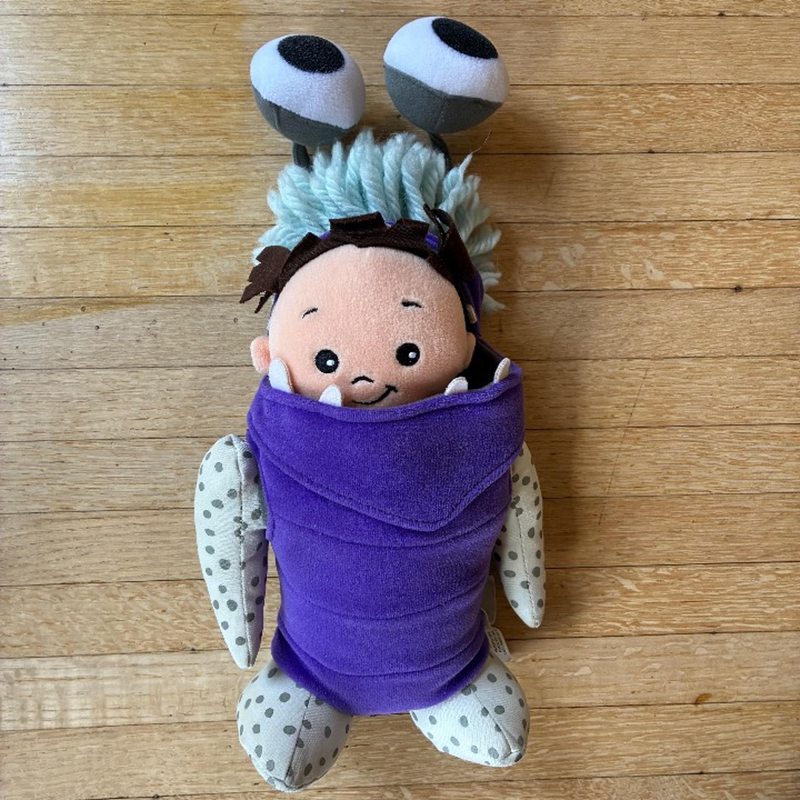 Boo from Monsters Inc. Disney Store Plushie Stuffed Animal Doll About 12 Inches