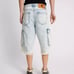 DEPECHE BLUE SKATER GIRL WIDE LEG SHORTS