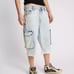 DEPECHE BLUE SKATER GIRL WIDE LEG SHORTS