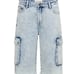 DEPECHE BLUE SKATER GIRL WIDE LEG SHORTS
