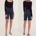 NWT AGOLDE 90s Pinch Waist Nix Washed Black Shorts