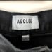 NWT AGOLDE 90s Pinch Waist Nix Washed Black Shorts
