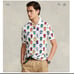 NWT Polo Ralph Lauren Classic Fit Polo-Shirt-Print Mesh Polo