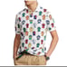 NWT Polo Ralph Lauren Classic Fit Polo-Shirt-Print Mesh Polo