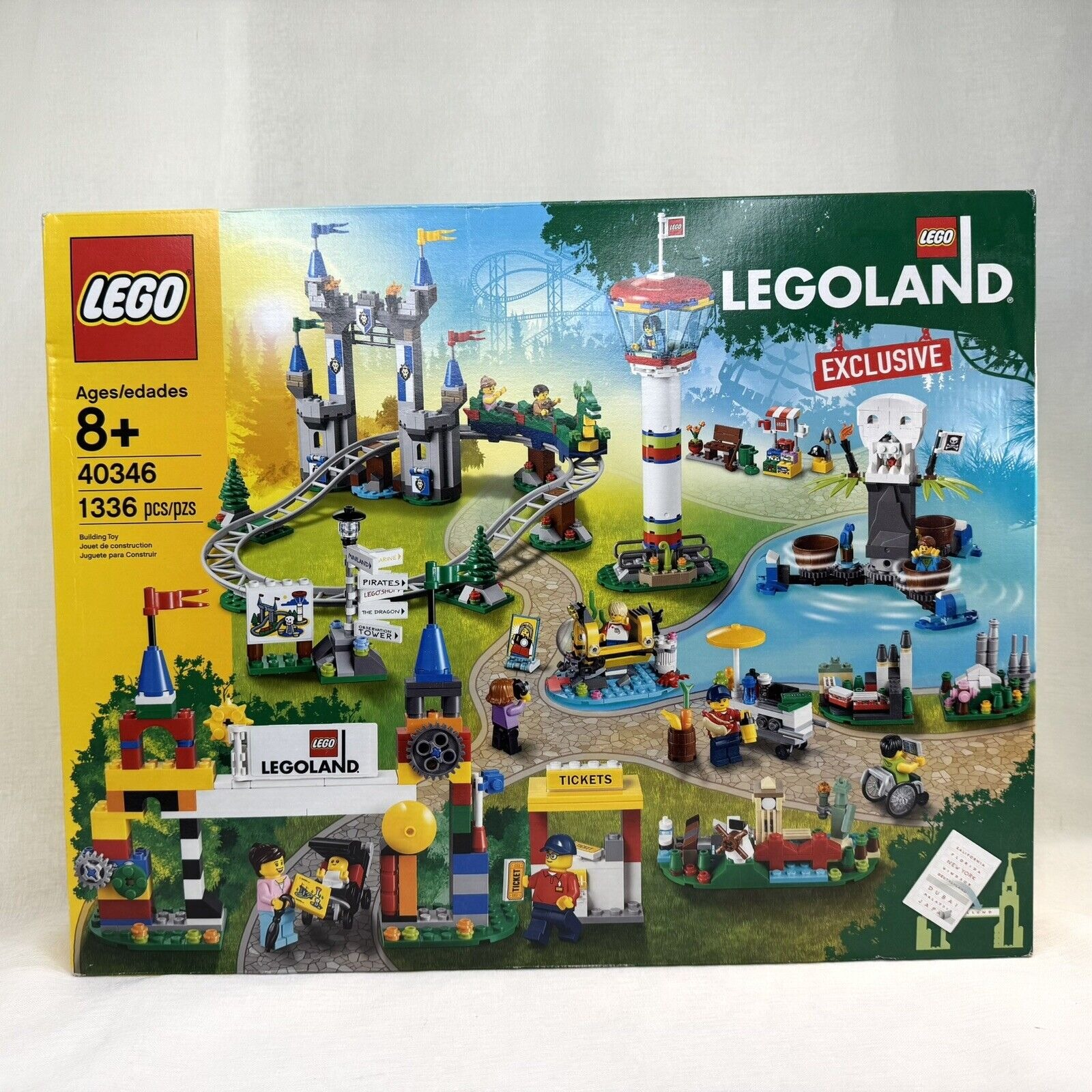 NEW LEGO 40346 Legoland Theme Park *Retired* EXCLUSIVE Set Piece Count: 1336 USA