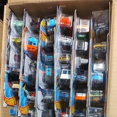 Hot wheels case of 72 mainline and at least 1 treasure hunt car.