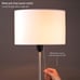 Drum Shade Standing Lamp, Pull Chain Switch, E26 Socket, Modern Lamps