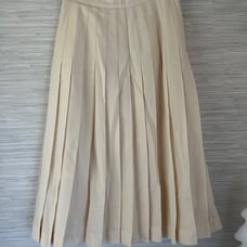 Vintage Burberrys Pleated Skirt of white size 6