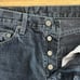 Vintage 90s Levi's 501 Straight Leg Black Denim Jeans 29x30 Made in USA