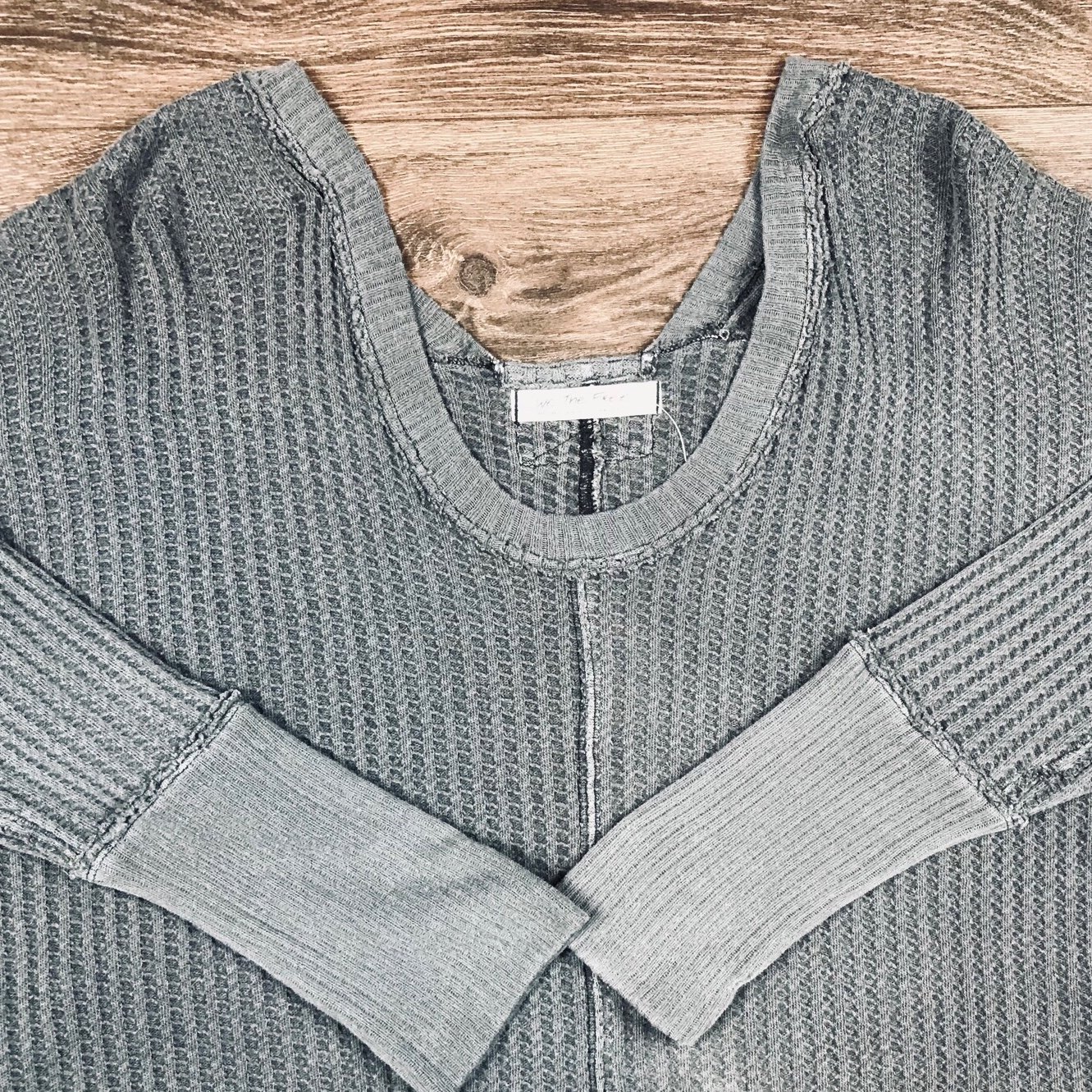 Free People Womens Off The Shoulder Long Sleeve Loose Fit Sweater Sz M OB1547875