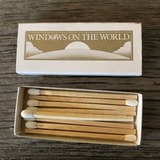 Vintage WINDOWS ON THE WORLD Restaurant Matchbox WTC NYC Unused Includes Matches