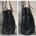 Michael Kors Jet Set black leather snakeskin print tote