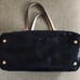 Michael Kors Jet Set black leather snakeskin print tote