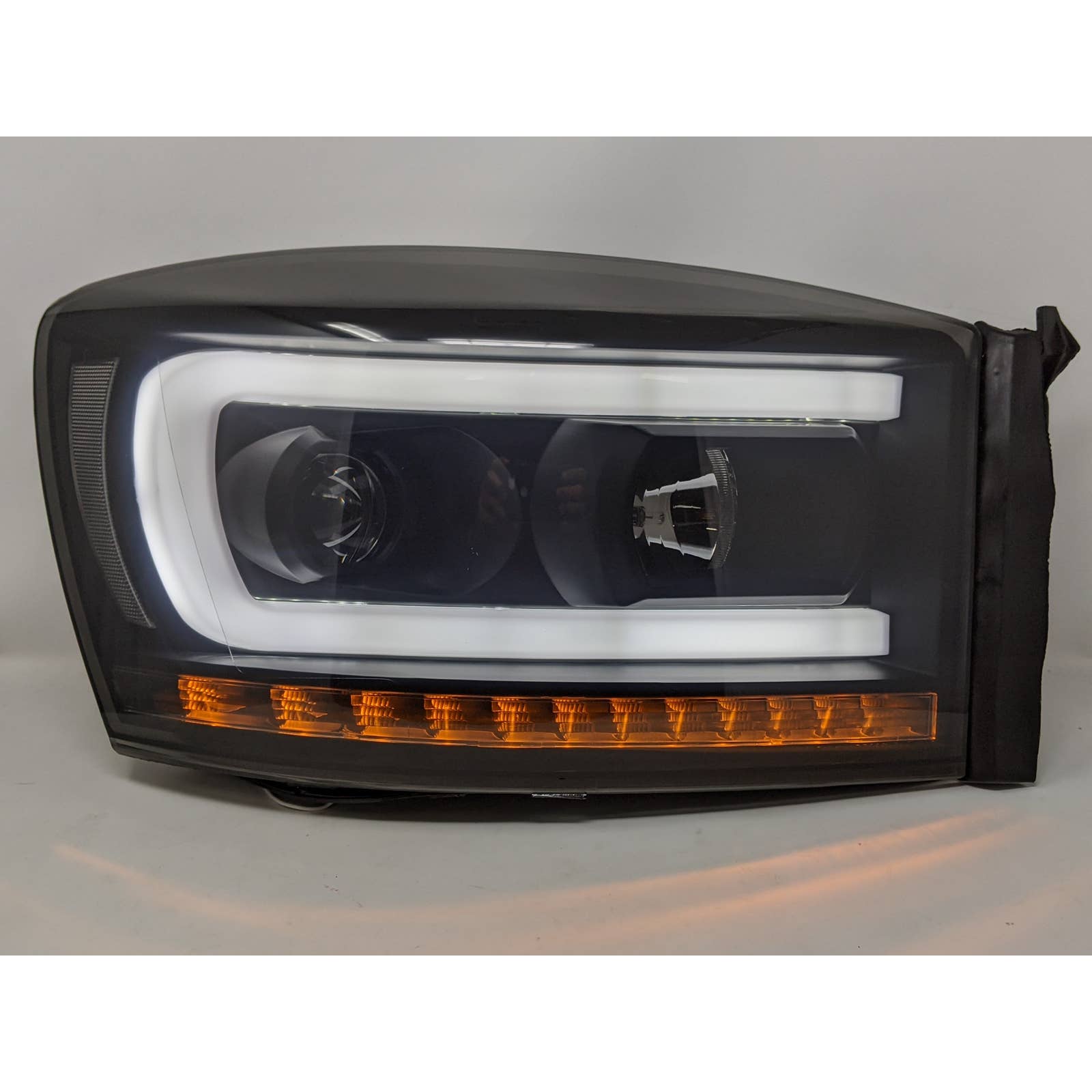 2006-2008 Dodge Ram LED DRL Smoked Aftermarket Headlights
