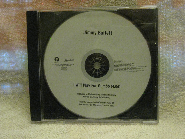 Jimmy Buffett - I Will Play For Gumbo (1999) Island / Margaritaville CD promo
