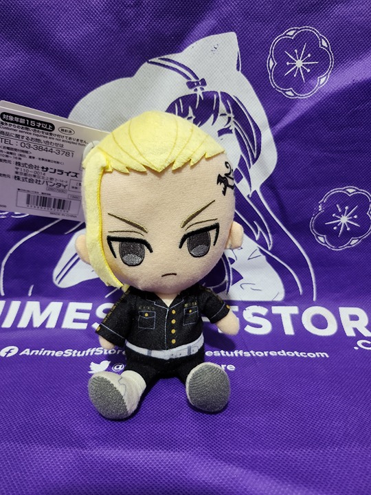 Tokyo Revengers 6 Ken Ryuguji Draken Chibi Sunrise Plush