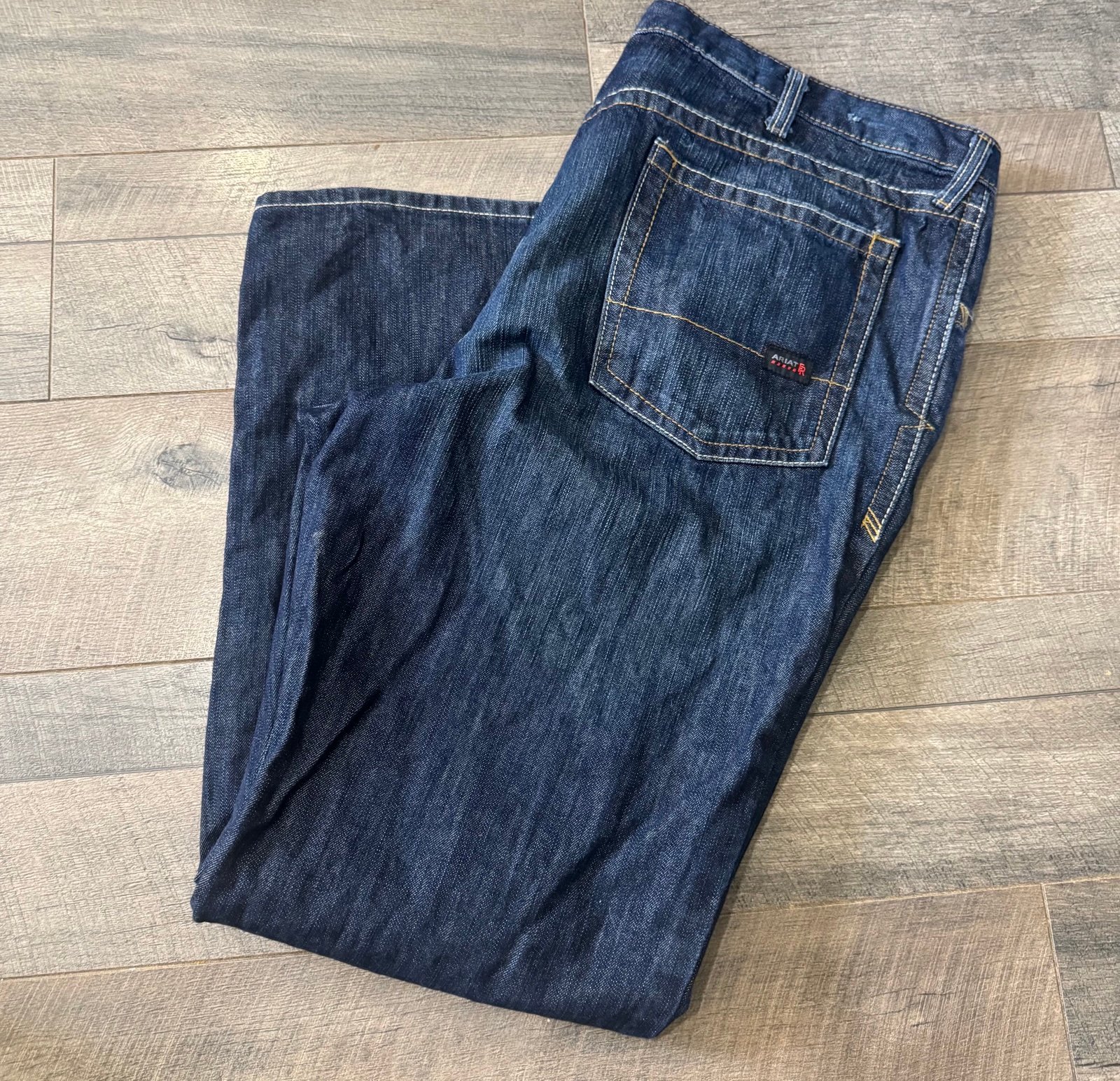 Ariat Mens 46x32 FR M4 Boot Cut Low Rise Fire Res Denim ARC-20.Big & Tall Jeans