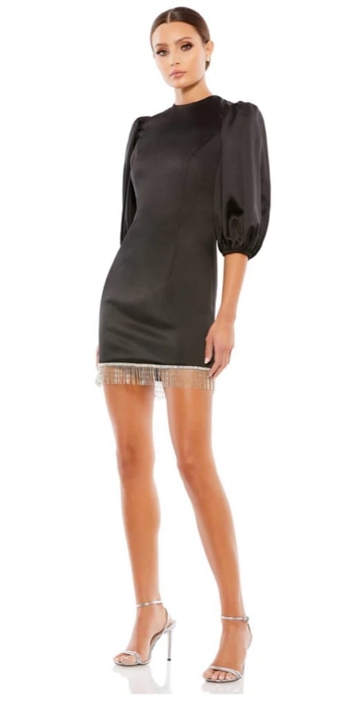 Women's Mac Duggal Black Dress Size 10