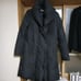 Theory Luxe Black Down Long Coat