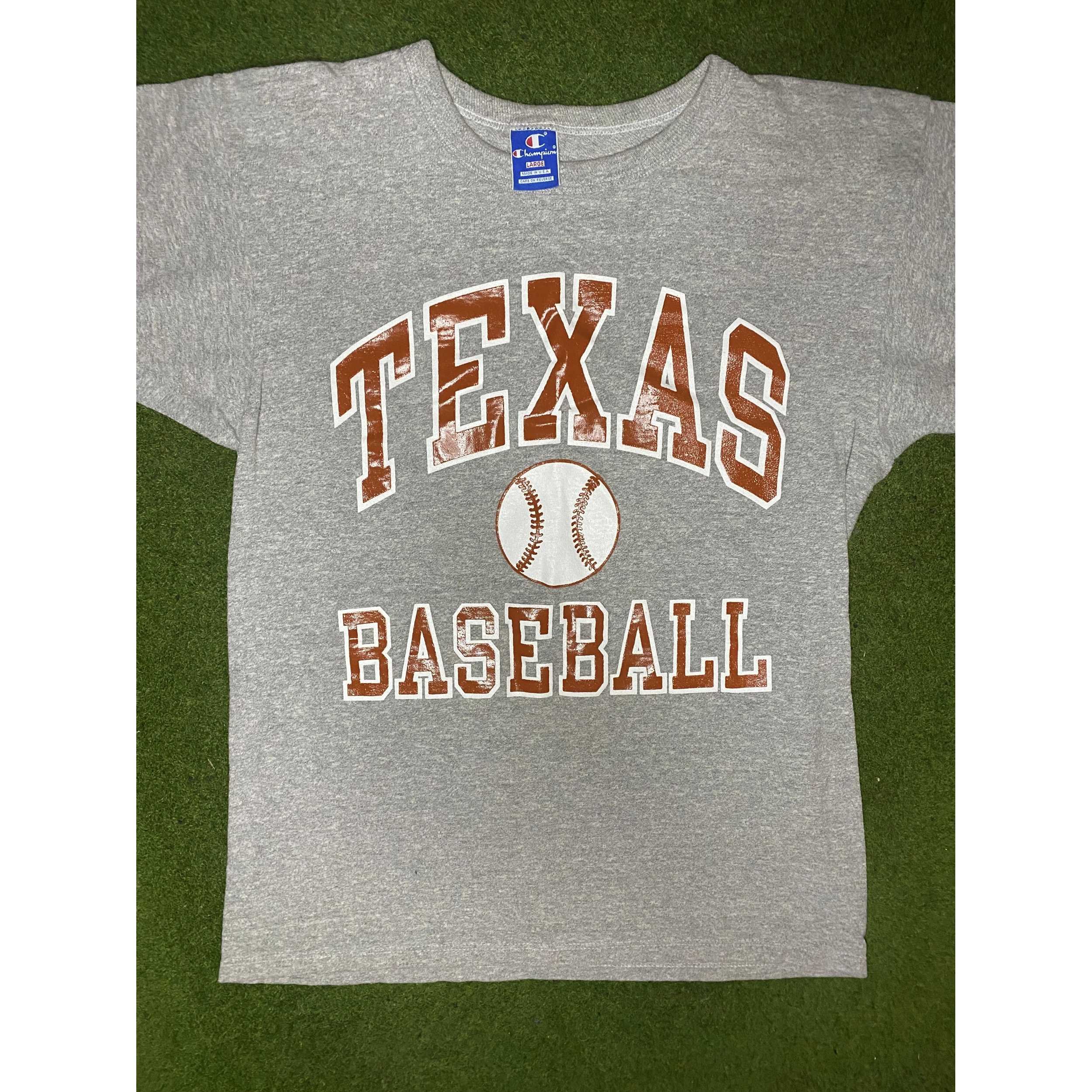 90s Texas Longhorns - Vintage College Baseball T-Shirt (Large)